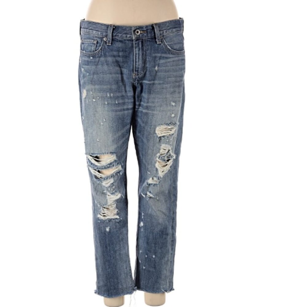 Lucky Brand- Sienna Slim Boyfriend Distressed - 8/29